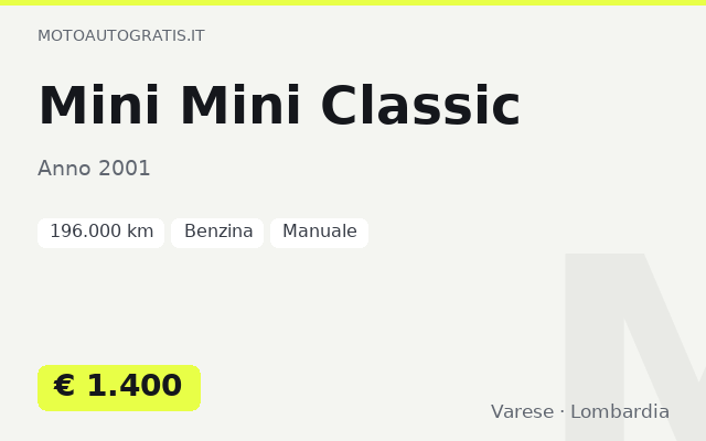 Mini Mini Classic
