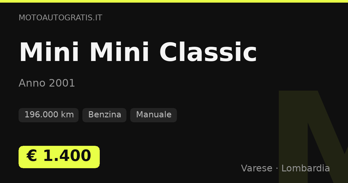 Mini Mini Classic