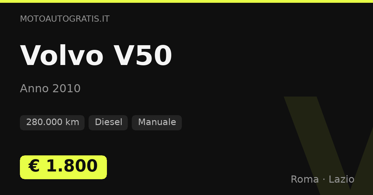Volvo V50