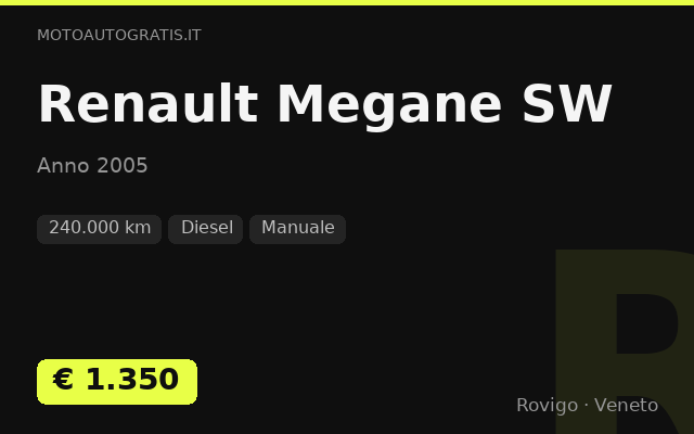 Renault Megane SW