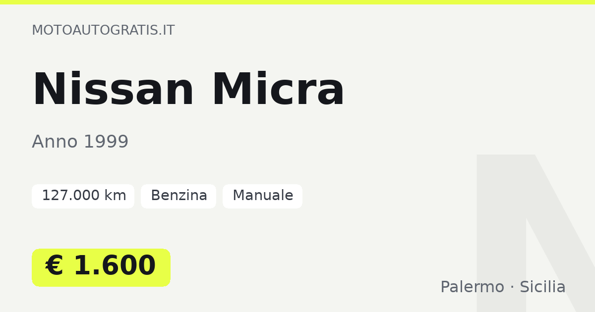 Nissan Micra