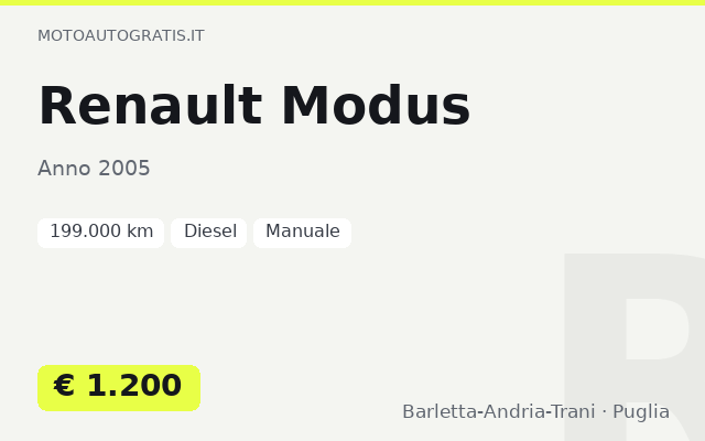 Renault Modus
