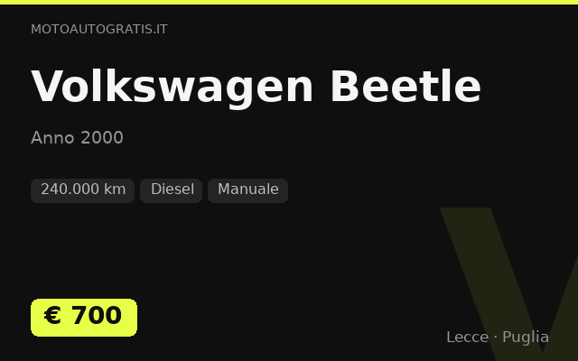 Volkswagen Beetle
