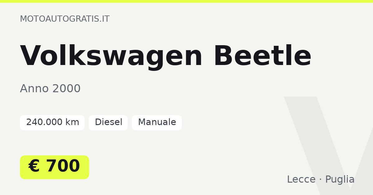Volkswagen Beetle