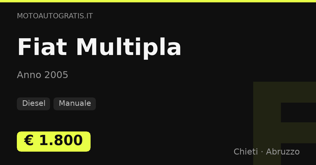 Fiat Multipla