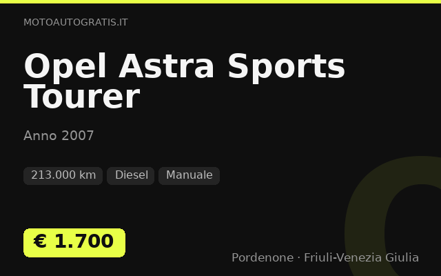 Opel Astra Sports Tourer