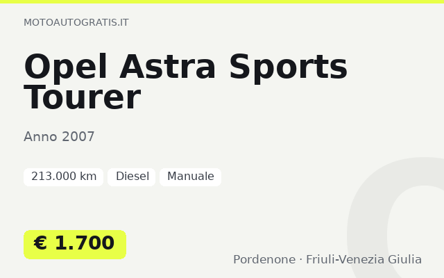 Opel Astra Sports Tourer