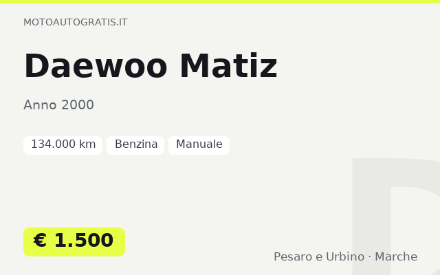 Daewoo Matiz
