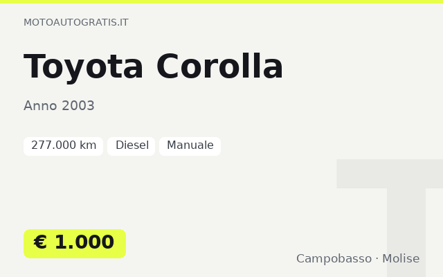 Toyota Corolla