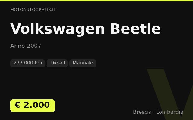 Volkswagen Beetle