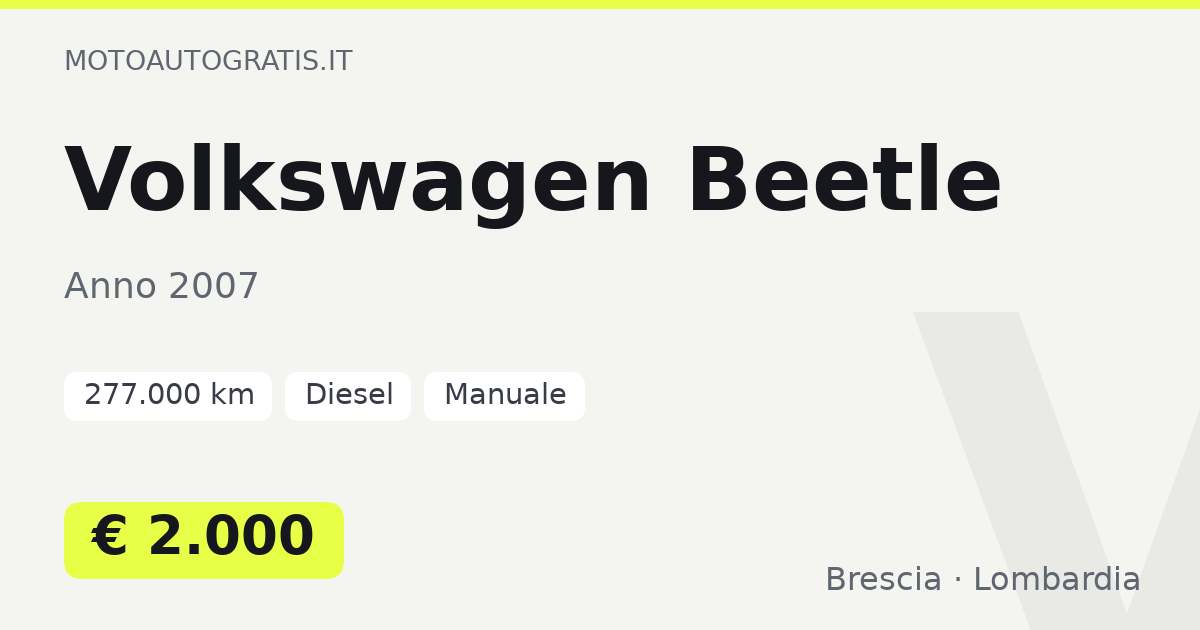 Volkswagen Beetle
