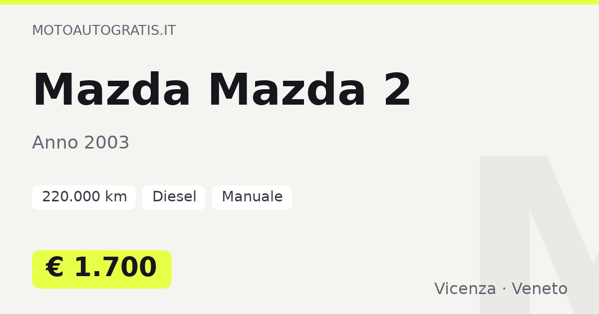 Mazda Mazda 2