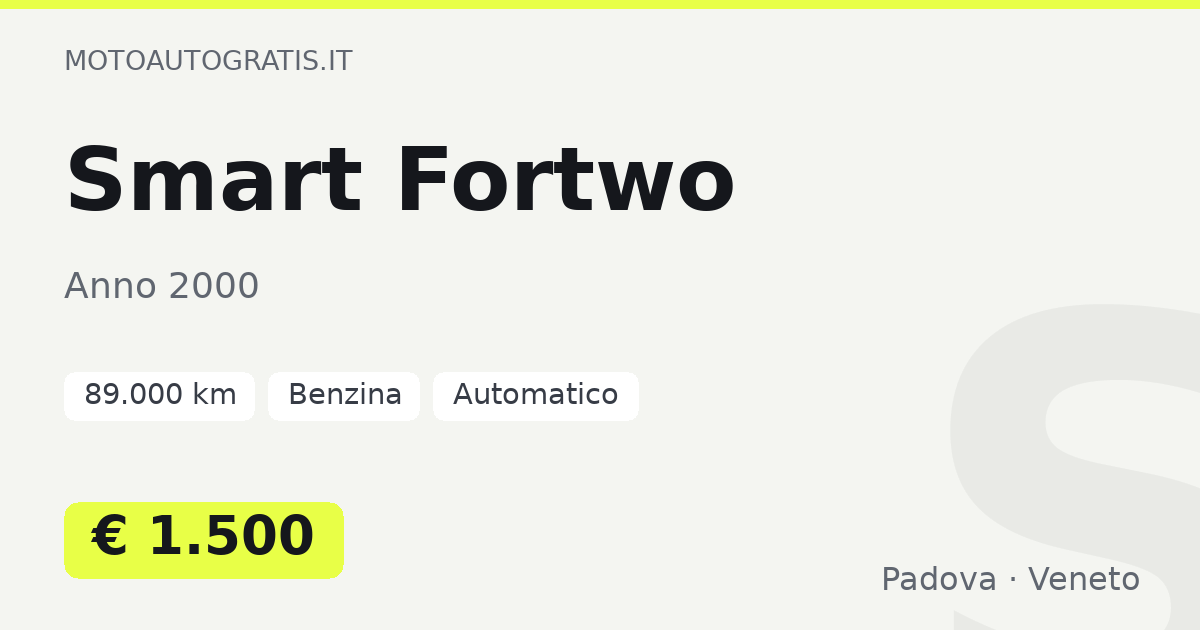 Smart Fortwo