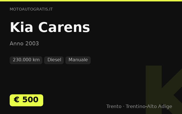 Kia Carens