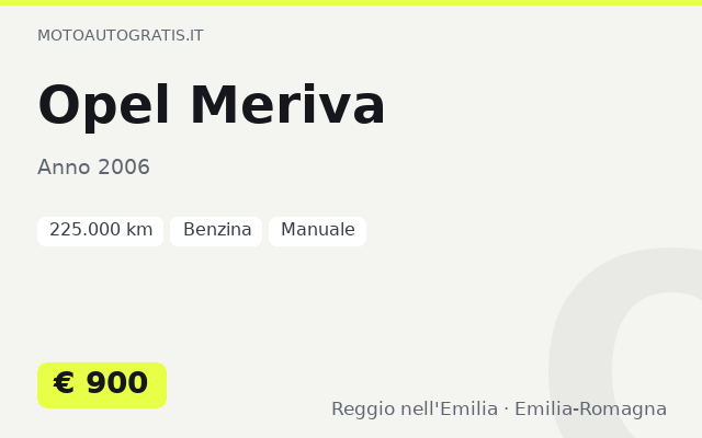 Opel Meriva