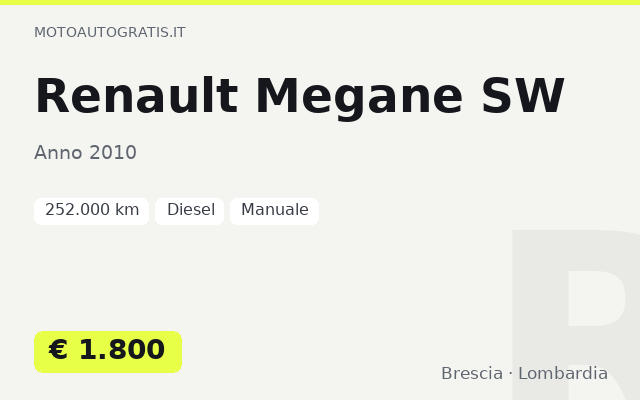 Renault Megane SW