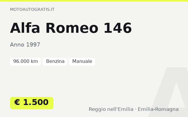Alfa Romeo 146