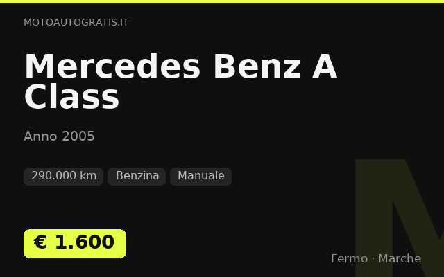 Mercedes Benz A Class