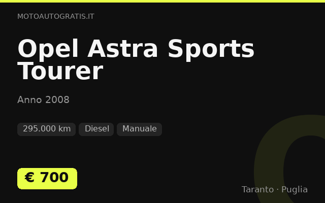 Opel Astra Sports Tourer