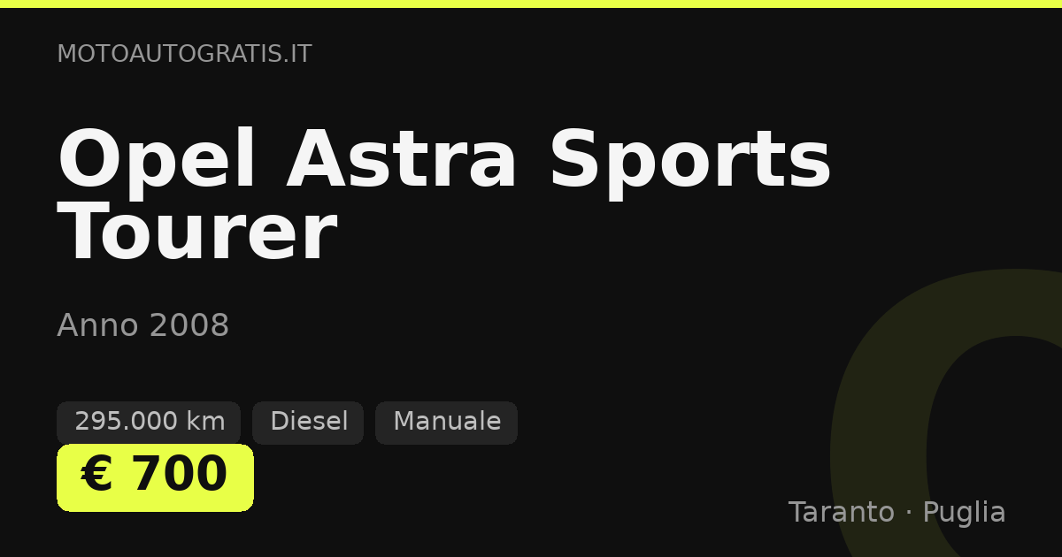 Opel Astra Sports Tourer