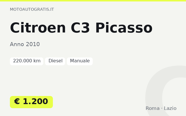 Citroen C3 Picasso