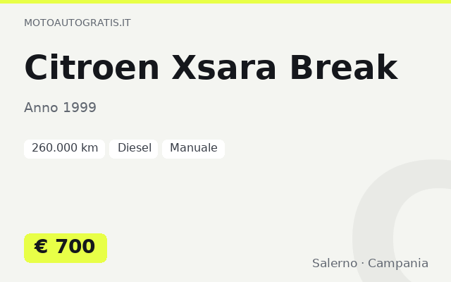 Citroen Xsara Break