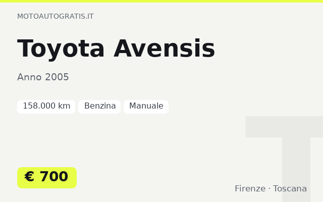 Toyota Avensis