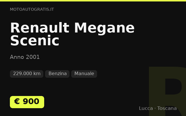 Renault Megane Scenic