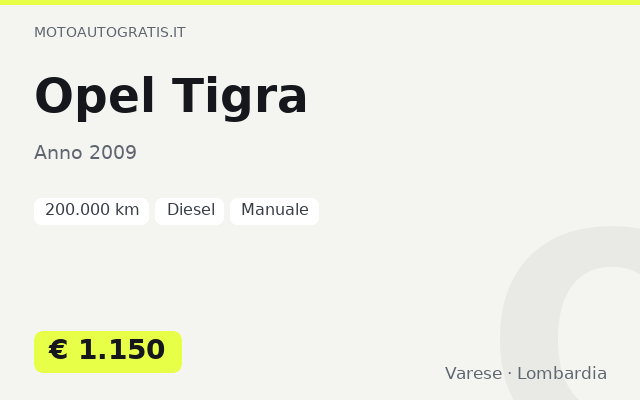 Opel Tigra