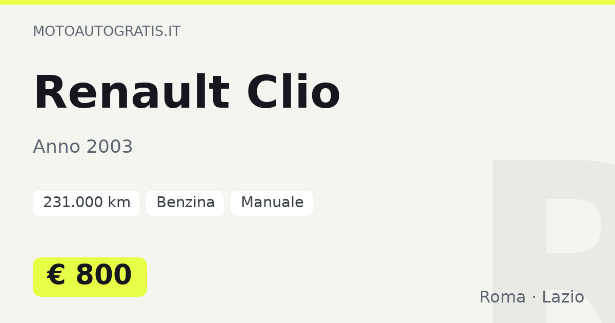 Renault Clio