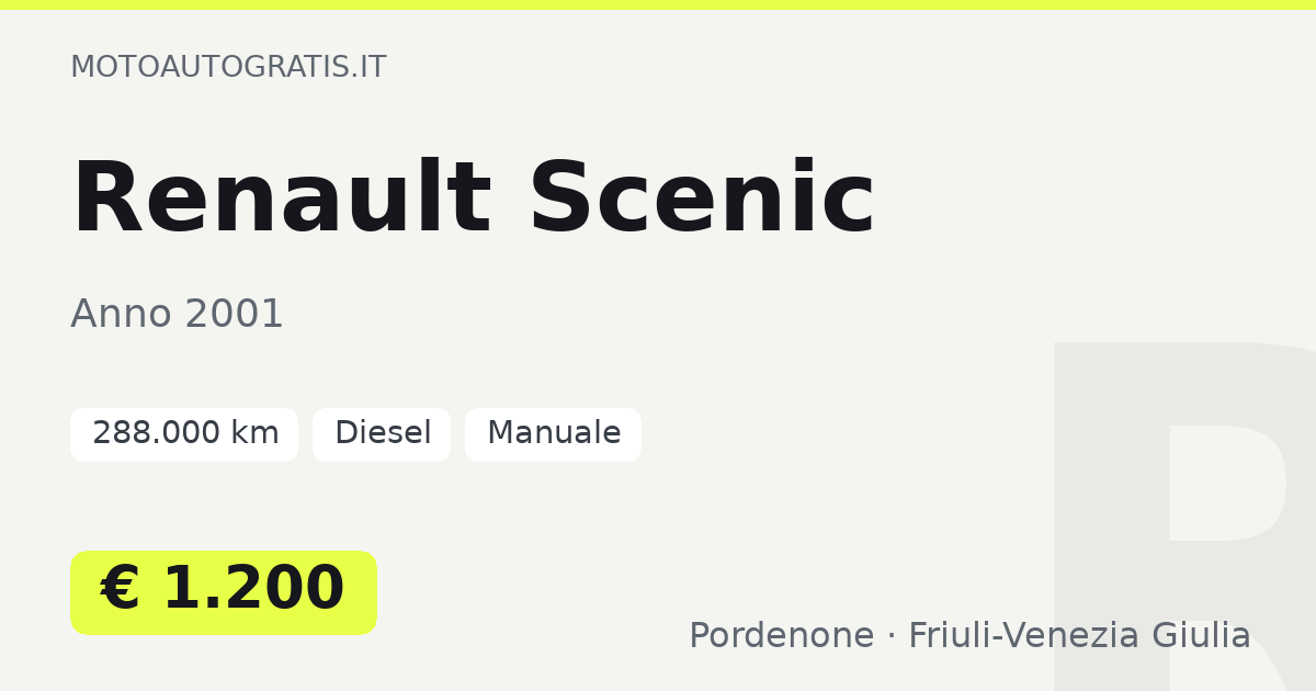 Renault Scenic