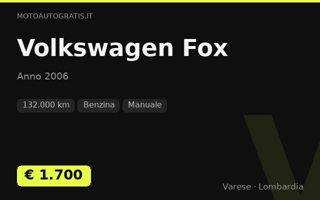 Volkswagen Fox