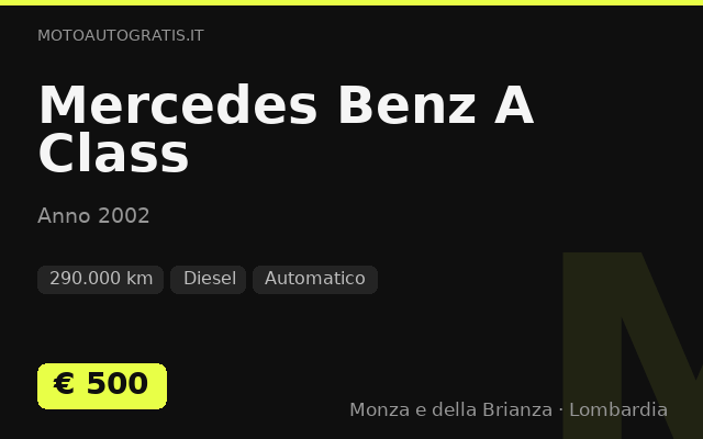 Mercedes Benz A Class
