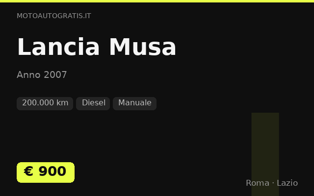 Lancia Musa