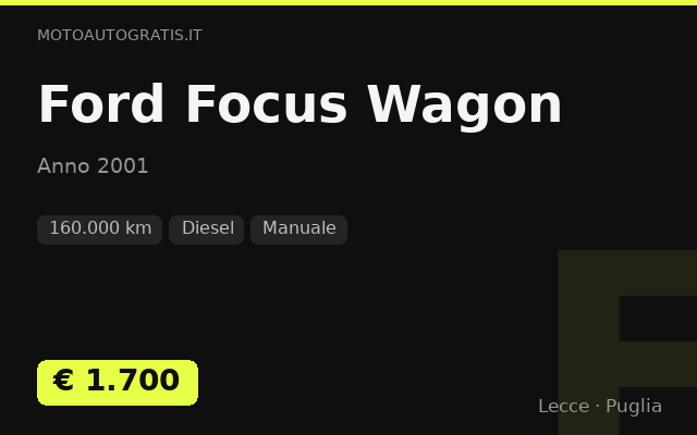 Ford Focus Wagon