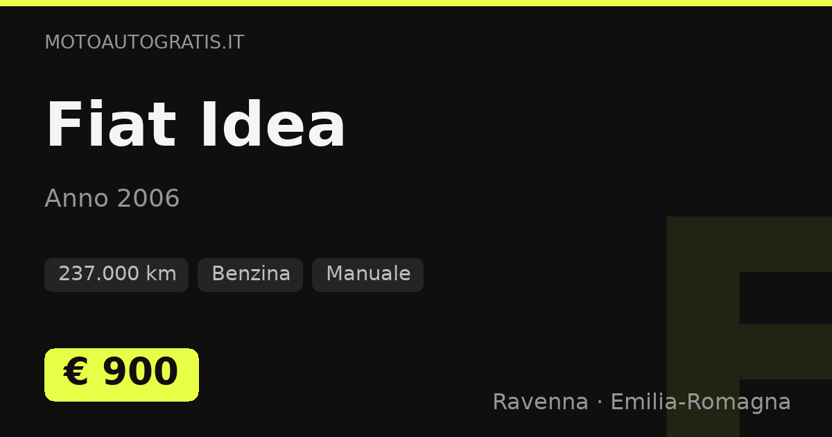 Fiat Idea