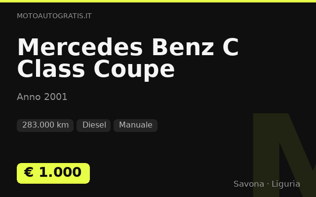 Mercedes Benz C Class Coupe