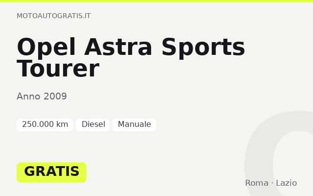 Opel Astra Sports Tourer
