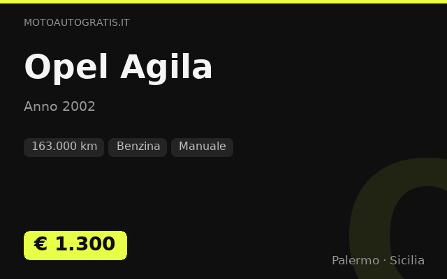 Opel Agila