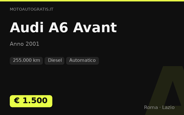Audi A6 Avant