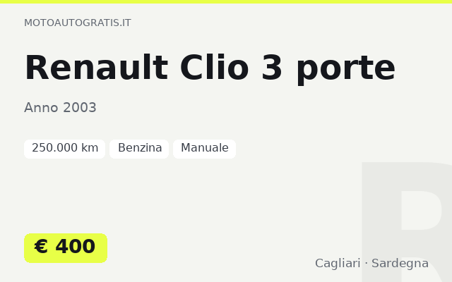 Renault Clio 3 porte