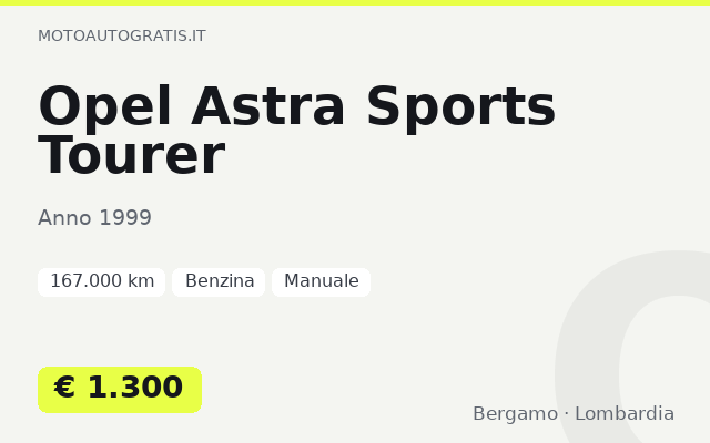 Opel Astra Sports Tourer