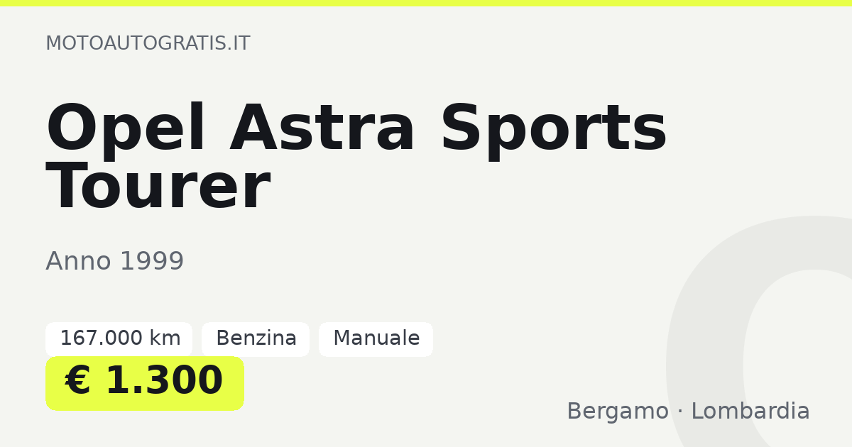 Opel Astra Sports Tourer
