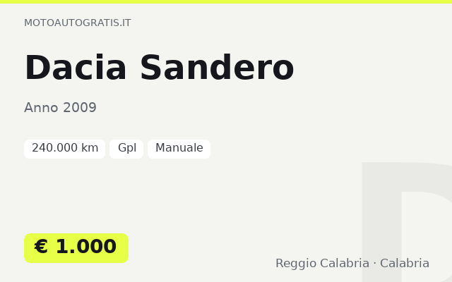 Dacia Sandero