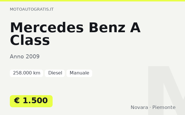 Mercedes Benz A Class
