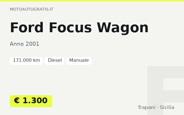Ford Focus Wagon