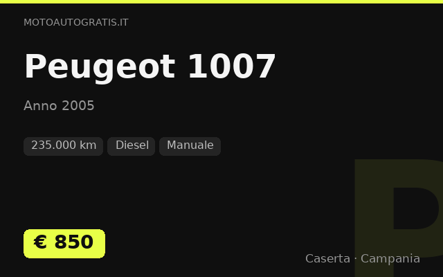 Peugeot 1007