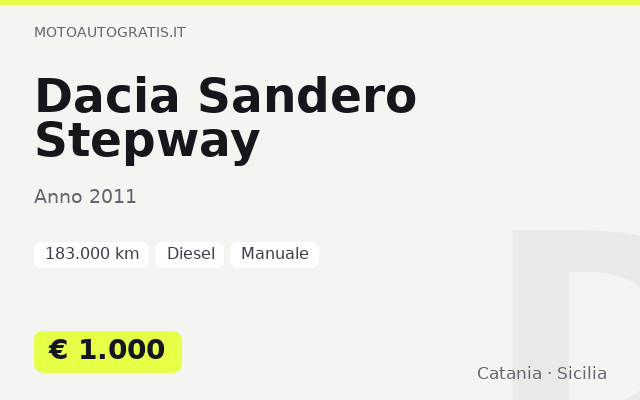 Dacia Sandero Stepway