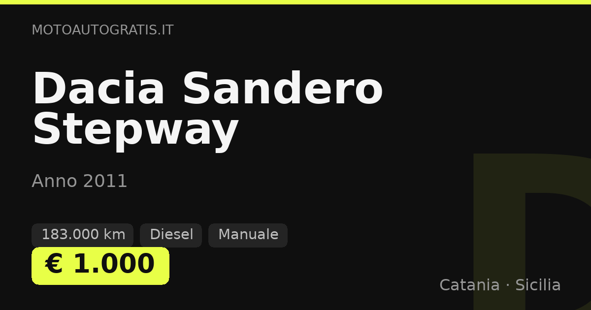 Dacia Sandero Stepway