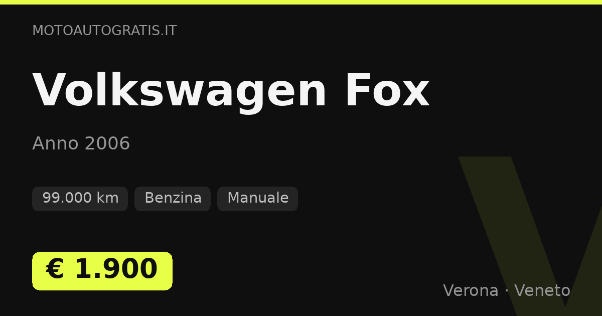 Volkswagen Fox
